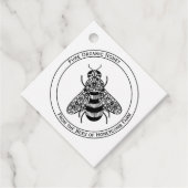 Honingbijen Bedankjes Labels (Voorkant)