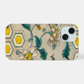 HONINGBIJEN,BIJENKORVEN, LENTE BLOEMEN IMBKER iPhone 15 CASE (Achterkant horizontaal)