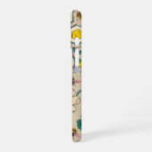 HONINGBIJEN,BIJENKORVEN, LENTE BLOEMEN IMBKER iPhone 16 HOESJE (Linkerkant)