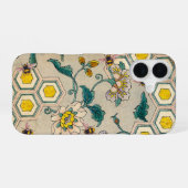 HONINGBIJEN,BIJENKORVEN, LENTE BLOEMEN IMBKER iPhone 16 HOESJE (Achterkant horizontaal)