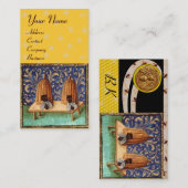 HONINGBIJEN, BIJENTEELT, IMKER MONOGRAM VISITEKAARTJE (Voorkant / Achterkant)