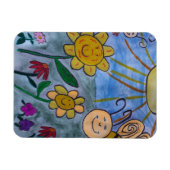 Honingbijen & Bloemen Flexibele Magneet (Horizontaal)