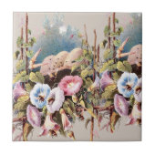 Honingbijen Bloemen Tuin Pastels | Tegeltje (Voorkant)