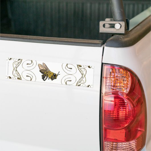Honingbijen Bumpersticker (Op Truck)