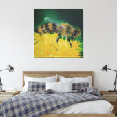 Honingbijen Canvas Afdruk (Insitu (Slaapkamer))