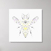 honingbijen canvas afdruk (Voorkant)