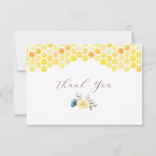 Honingbijen Dank je kaarten (Achterkant)