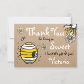 Honingbijen Dank je wel Kaart (Voorkant)