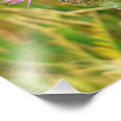 Honingbijen die onkruid maken? foto afdruk (Hoek)