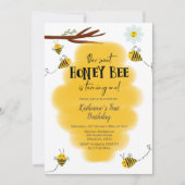 Honingbijen eerste uitnodiging om de dag van de ge (Voorkant)