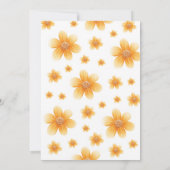 Honingbijen eerste uitnodiging voor de geboorte va (Achterkant)