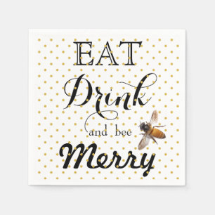 honingbijen - Eet-Drink en bijenwas Servetten