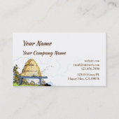 honingbijen en aangepaste Visitekaartje voor bije (Voorkant)