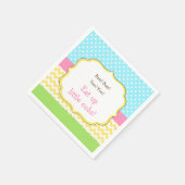 Honingbijen en Beer van de borst Servet (Hoek)