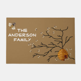 Honingbijen en bijenkorven, aangepast deurmat