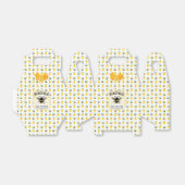 Honingbijen en bijenkorven personaliseren de voorb bedankdoosjes (Uitgevouwen)