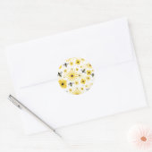 Honingbijen en bloemen Envelope Seal Sticker (Envelop)