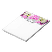 Honingbijen en bloemen honingbijen die Notitieblok (Linkerzijde)