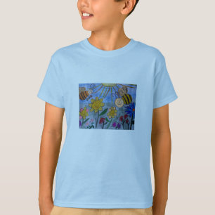 Honingbijen en -bloemen t-shirt
