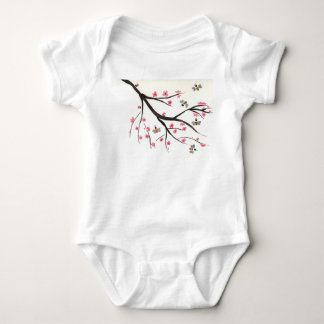 Honingbijen en Cherry Blossom Baby Tutu Romper
