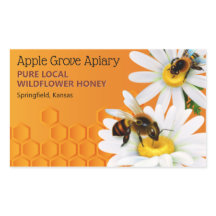 Honingbijen en Daisy Flowers Honey Jar