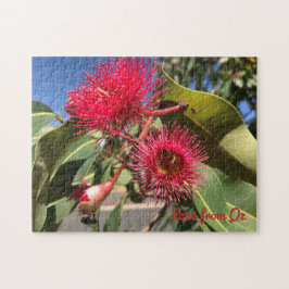 Honingbijen en Eucalyptusbloemen Legpuzzel