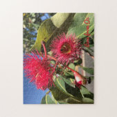 Honingbijen en Eucalyptusbloemen Legpuzzel (Verticaal)