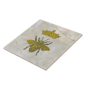 Honingbijen en gekweekte keramische Tegel Tegeltje (Zijkant)