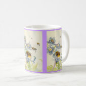 Honingbijen en goudbloemen in de ochtend EZ2 Aanpa Koffiemok (Voorkant rechts)