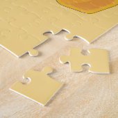 Honingbijen en honingraatontwerp legpuzzel (Zijkant)