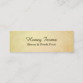 Honingbijen en -katten mini visitekaartje (Achterkant)