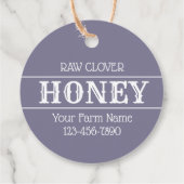 Honingbijen en Klaverkruik Bedankjes Labels (Achterkant)