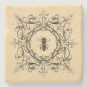 Honingbijen en   Lijst Stenen Onderzetter (Voorkant)