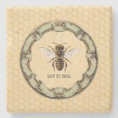 Honingbijen en  Lijst Stenen Onderzetter (Voorkant)