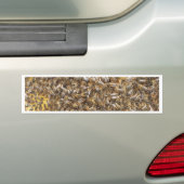 honingbijen en meer honingbijen bumpersticker (Op auto)