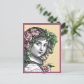 Honingbijen en -Rozen Briefkaart (Staand voorkant)