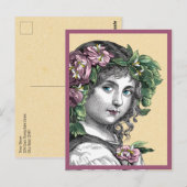 Honingbijen en -Rozen Briefkaart (Voorkant / Achterkant)