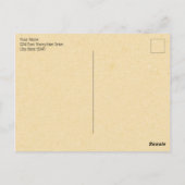 Honingbijen en -Rozen Briefkaart (Achterkant)