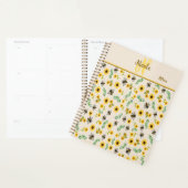 Honingbijen en zonnebloemen planner (Display)