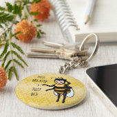 Honingbijen enkel Breedte en Sleutelhanger van gew (Zijkant)