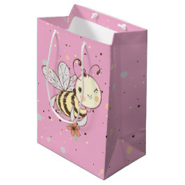 Honingbijen, Fee & Baby Bijen in Naadloos Patroon Medium Cadeauzakje