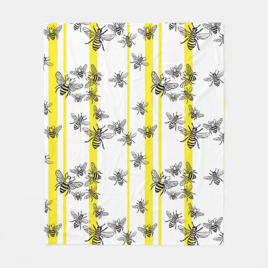 Honingbijen! Fleece Blanket (Voorkant)