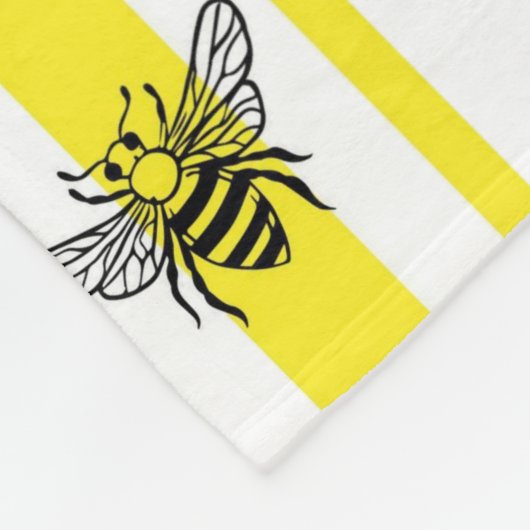 Honingbijen! Fleece Blanket (Hoek)