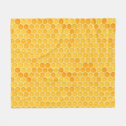 Honingbijen! Fleece Blanket (Voorkant (Horizontaal))