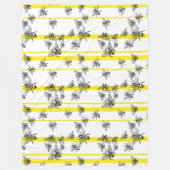 Honingbijen Fleece Deken (Voorkant)