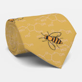 Honingbijen - Fructose-molecule Stropdas (Opgerold)