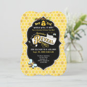 Honingbijen Genderonderzoek onthullen uitnodiging (Staand voorkant)