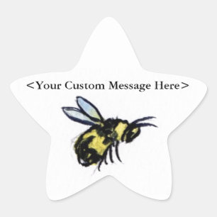 Honingbijen Gepersonaliseerd insect Sticker insect