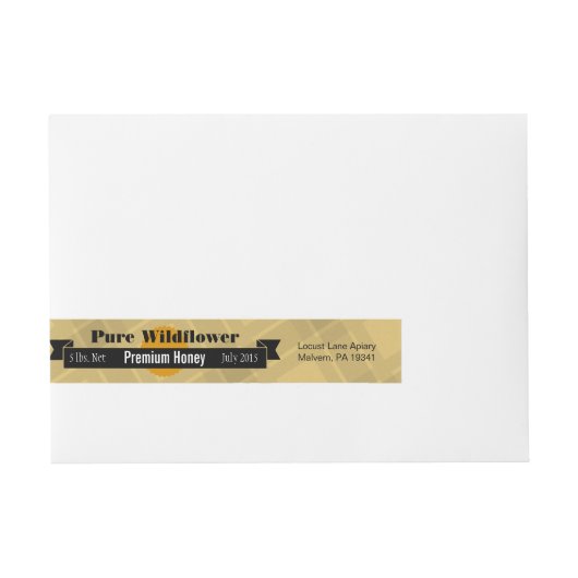 Honingbijen Gepersonaliseerd Wildbloem (Voorkant)