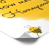 Honingbijen hoeveel honingraten er gamen poster (Hoek)